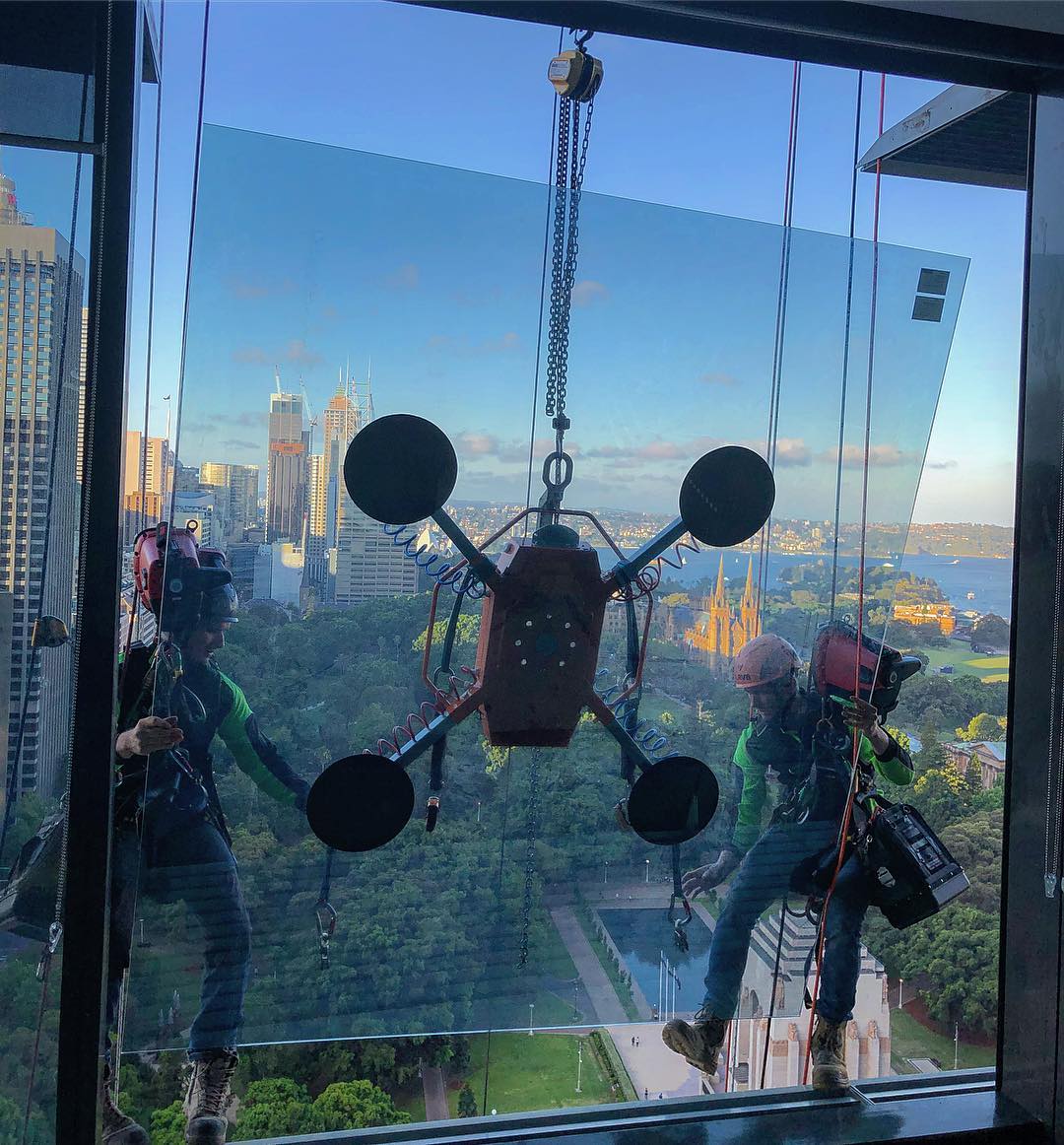 rope access glazing sydney